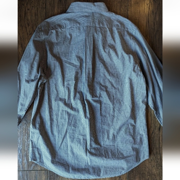 Five Four Poggy The Man Men's Long Sleeve Button Down Shirt Check Print Sz Large - Picture 14 of 16